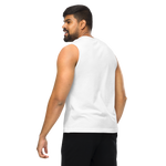 Your Vibe Attracts Your Tribe - Muscle Shirt - White