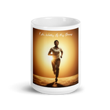 I Am Worthy Of My Dreams - White glossy mug