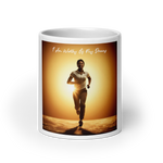 I Am Worthy Of My Dreams - White glossy mug