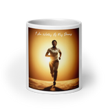 I Am Worthy Of My Dreams - White glossy mug