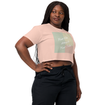 Your Vibe Attracts Your Tribe - Women’s crop top - Pale Pink