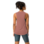 Your Vibe Attracts Your Tribe - Ladies’ Muscle Tank - Mauve