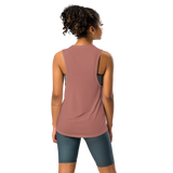 Your Vibe Attracts Your Tribe - Ladies’ Muscle Tank - Mauve