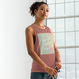 Your Vibe Attracts Your Tribe - Ladies’ Muscle Tank - Mauve